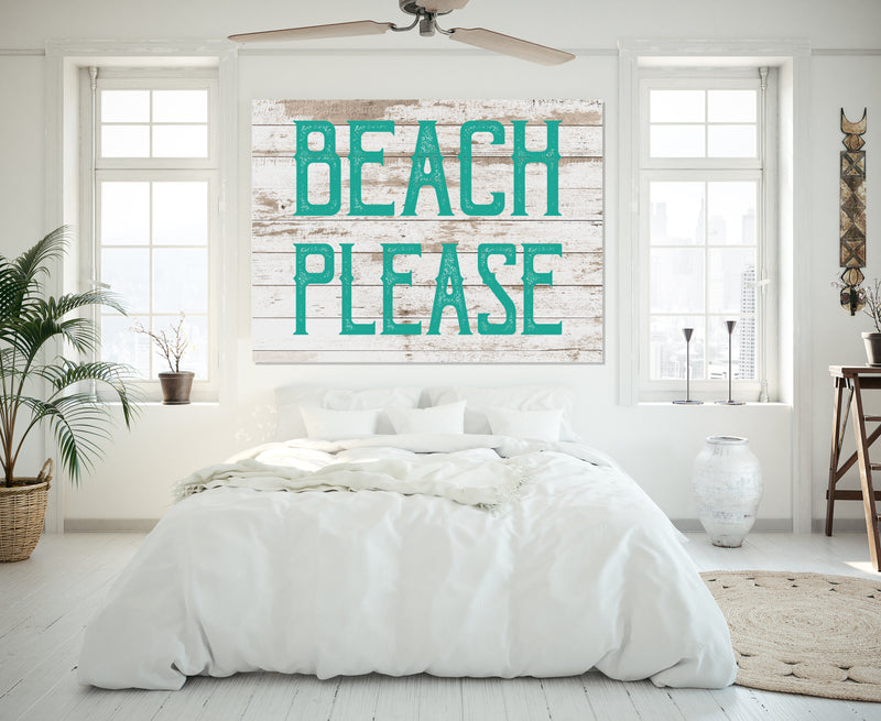 Beach Please - Boho Beach Sign