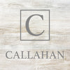 Initial Square Personalized Name Sign