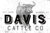 Rustic Cattle Company - Personalized Farmhouse Sign