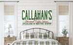Reindeer Flight School  - Personalized Christmas Name Sign